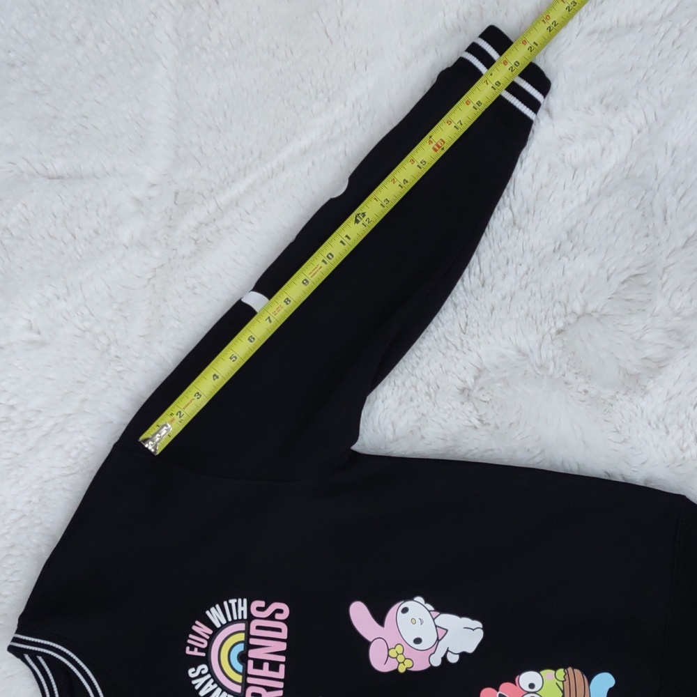 Hello Kitty And Friends By Sanrio Black Sweatshirt with Colorful Friends Design - Picture 14 of 17